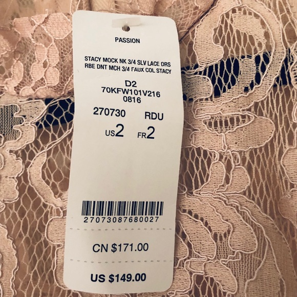 Pink lace dress from BEBE - Picture 4 of 5